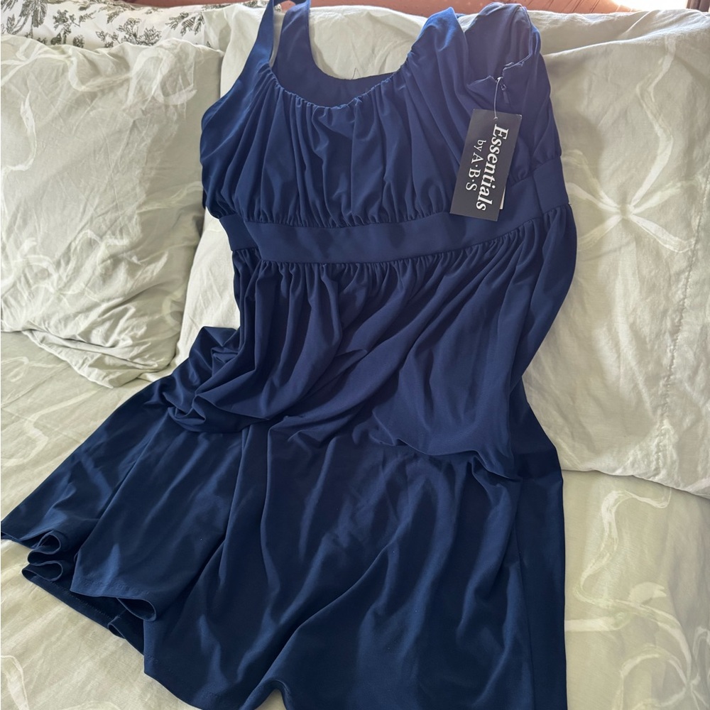 NWT Essentials by ABS Navy Dress NWT